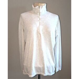 Patagonia White Boxy Mandarin Collar Hoodie